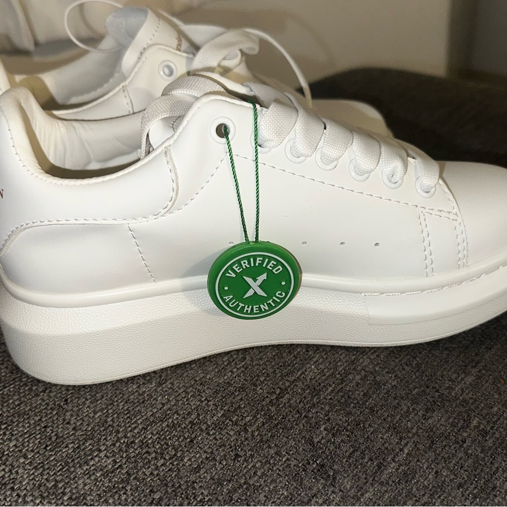 Alexander McQueen White Platform Sneakers